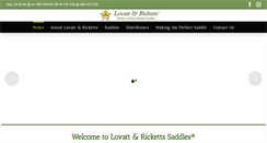 Desktop Screenshot of landrsaddles.com