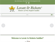 Tablet Screenshot of landrsaddles.com